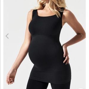 Blanqi maternity support tank-white